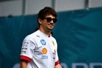 Charles Leclerc unveils special Imola GP helmet in touching tribute to Ferrari