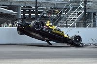 Colton Herta walks away from huge airborne Indy 500 qualifying crash